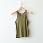 Gauze Teleco Tank Top #KHAKI [I26SS-CUT1]