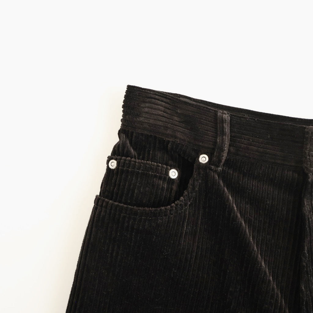 Chunky Corduroy Pants #BLK [12610703]