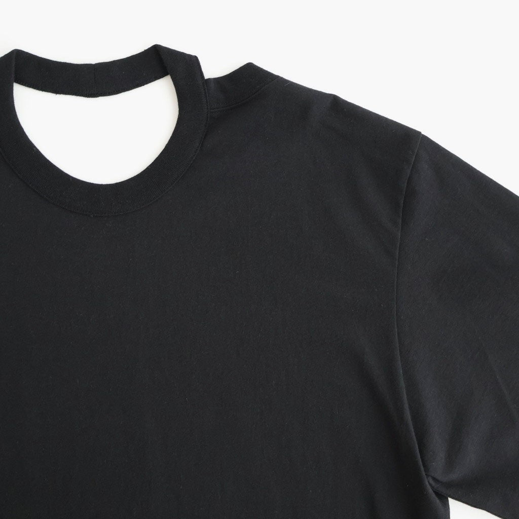 Raffy Gauze 2-Way T-Shirt #BLACK [I26SS-CUT9] - ciacura 三重県