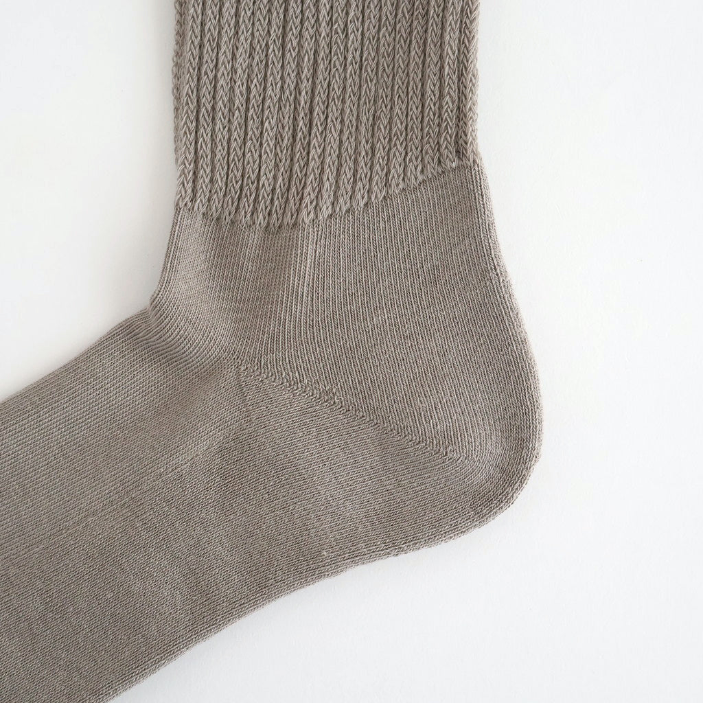 ORGANIC DAILY 3 PACK CREW SOCKS #GRAYGE [R1123-AW25]