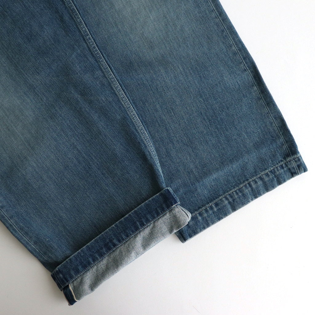 Selvage Denim Belted Pants #INDIGO LIGHT FADE [GU251-40192LB]