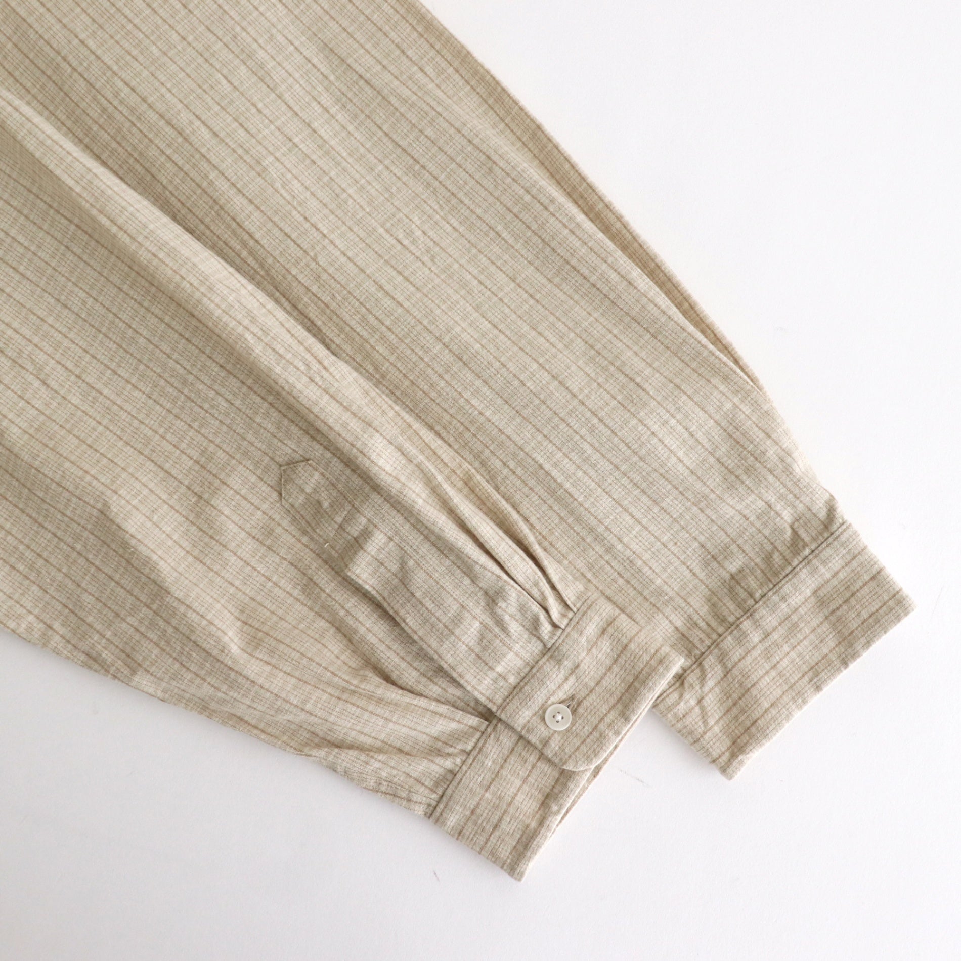 BUTTON SHIRT FLAP POCKET #kusaki khaki-ch [15110]