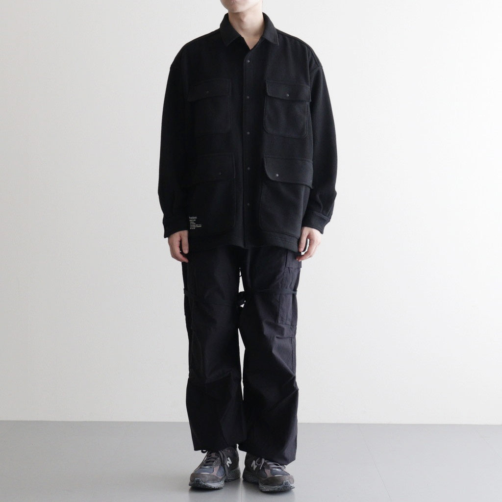 BACK SATEEN FIELD PANTS #BLACK [FSC253-40145]