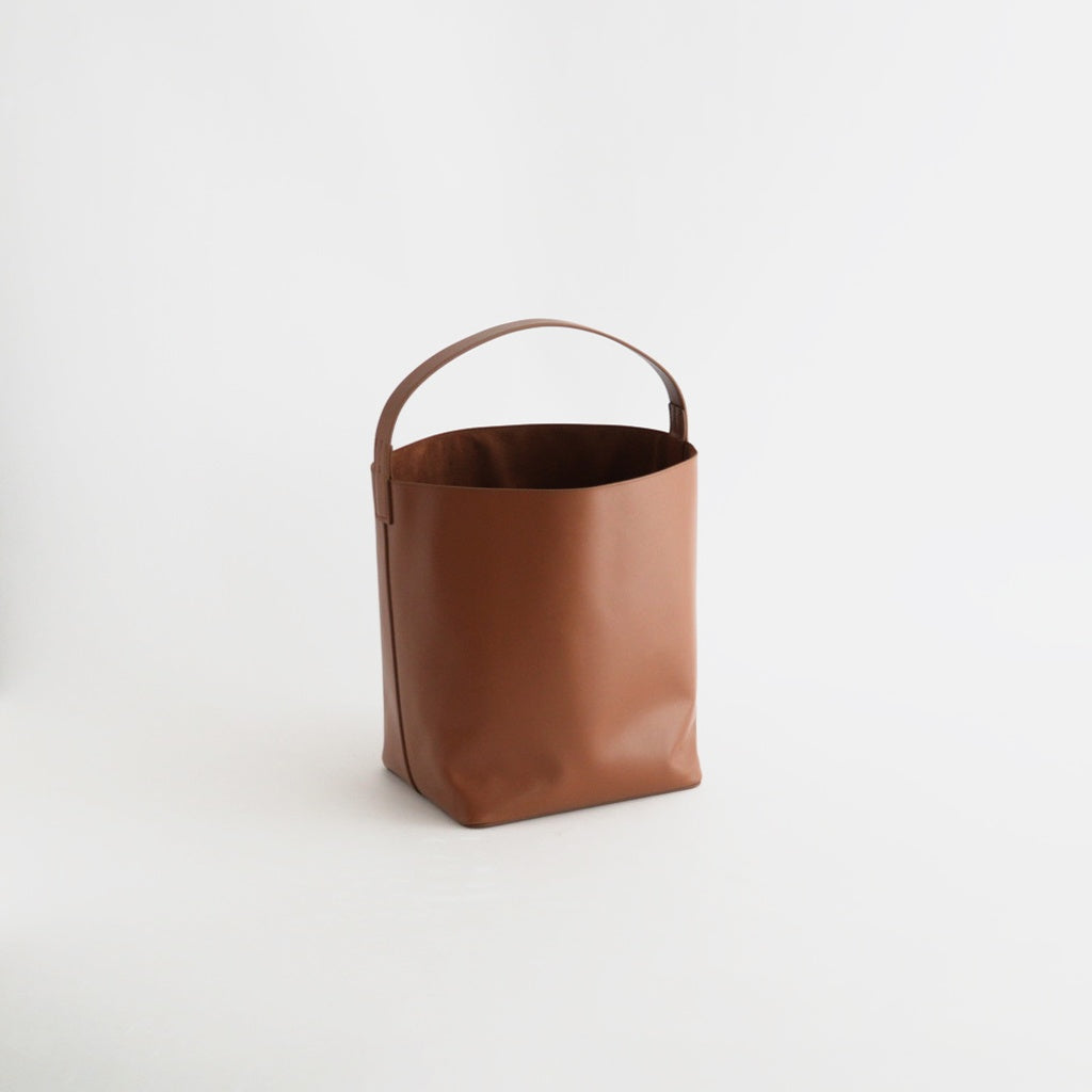 LEATHER TOTE BAG MADE BY AETA #BROWN [A26SB08AE]