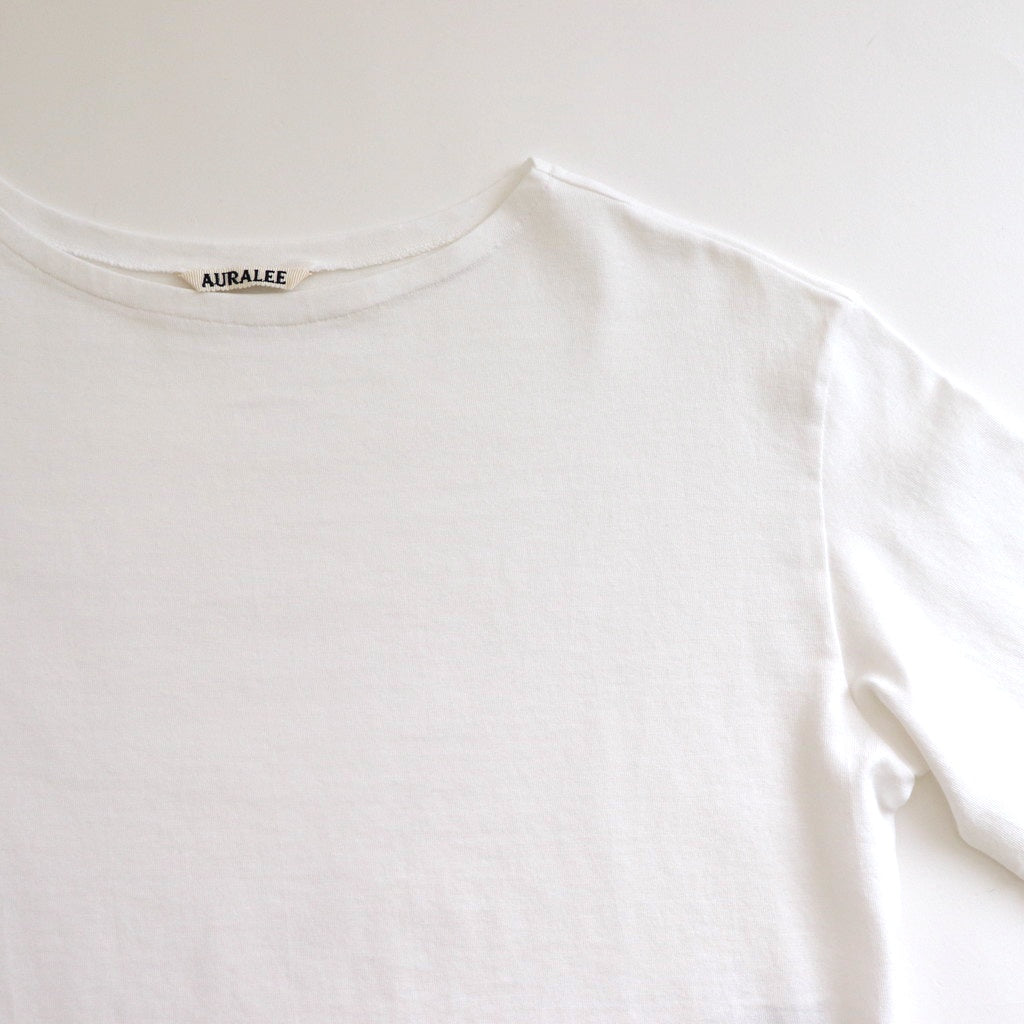 PIMA COTTON JERSEY BOAT NECK P/O #WHITE [A25SP01PC] – ciacura