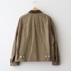 綿オックス 製品加工ブルゾン #BEIGE [HP-J016-051]