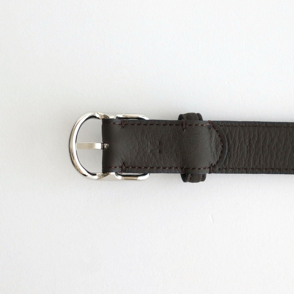 EO SHRINK AUTHENTIC BELT #CHOCOLATE [H003S] - ciacura 三重県四日市