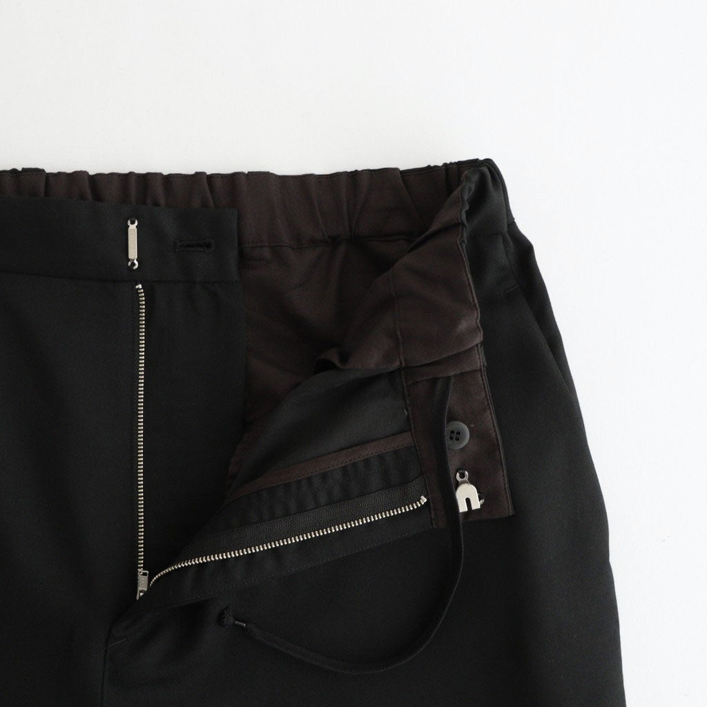 よそいきイージースラックス #BLACK [D126-P112]