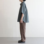 WOOLY TWILL TROUSERS #BROWN [FSC243-40178]