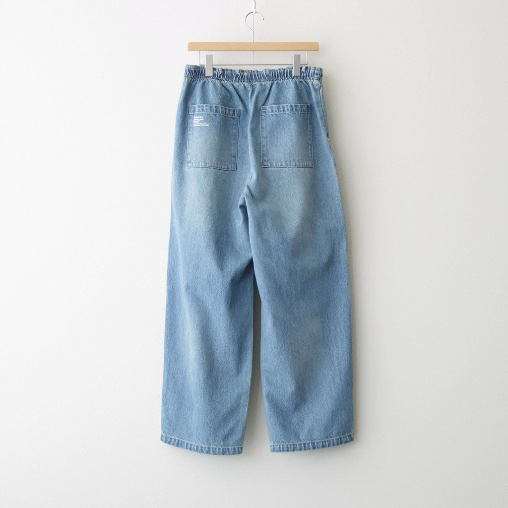 CORPORATE DENIM EASY PANTS #LIGHT WASH [FSC263-40154FB]
