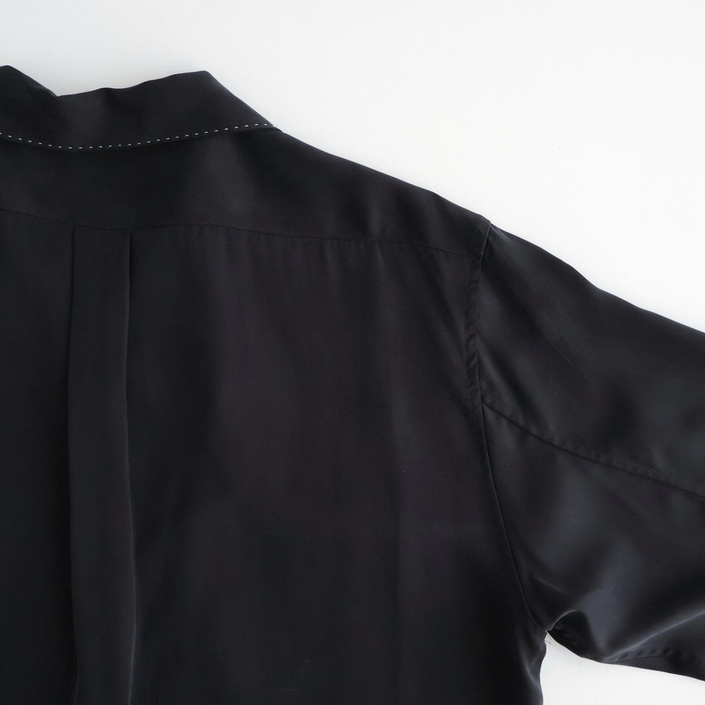 TOP STITCH SHIRT #BLACK [26330507]