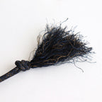 Silk braid Code #Fringe Black Navy Mix [N-1246]