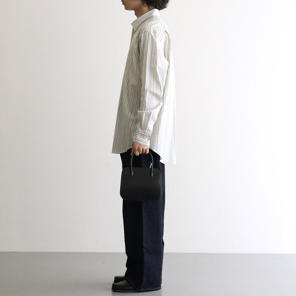 LEATHER TOTE BAG - S MADE BY AETA #BLACK [A26AB03AE]