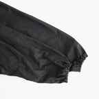 綿麻ツイル 製品洗い モッズコート #BLACK [HQ-C002-051]