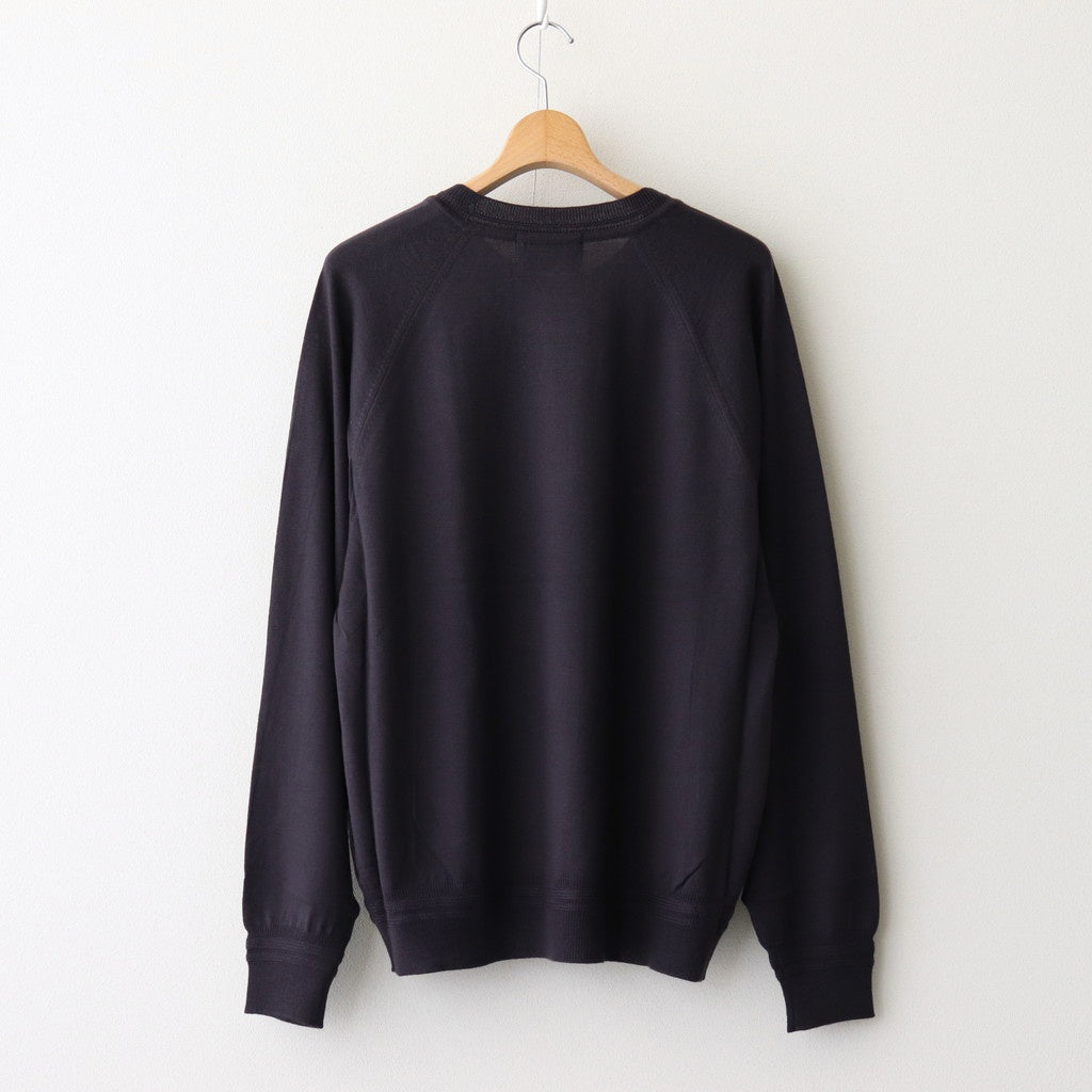 WOOL SWEATER #PURPLE [253340602]
