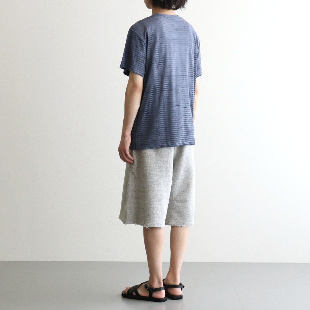 Sweat Half Pants #GREY [I26SS-BC9 A]