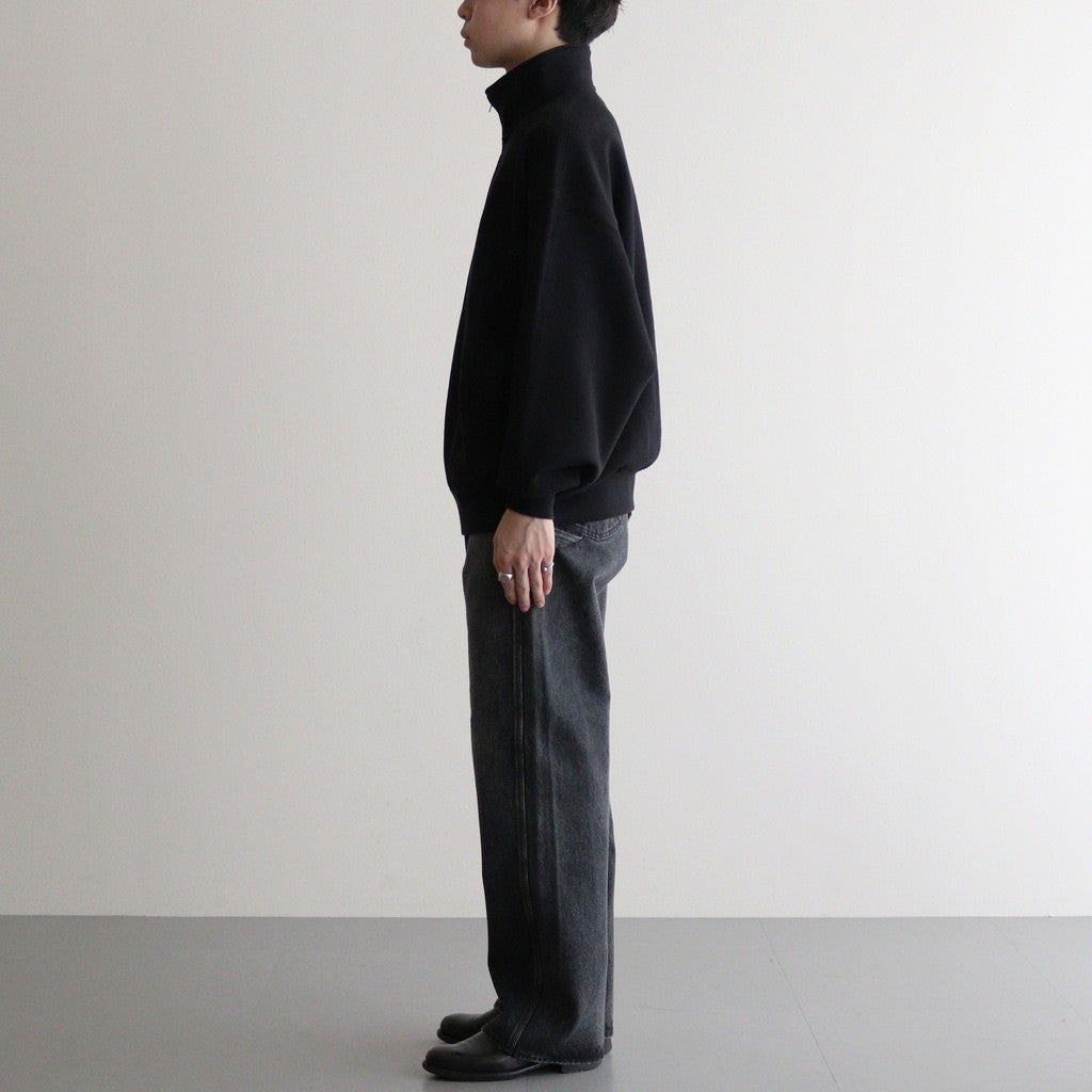 HEAVY OZ HALF ZIP PULLOVER #BLACK [FSC244-70162]