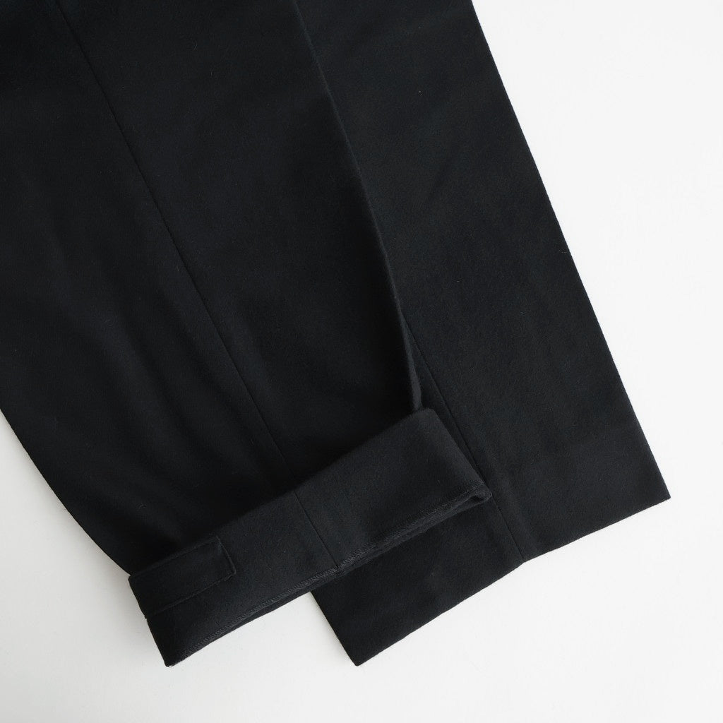 ウールフラノトラウザーズ #BLACK [HP-P035-051]