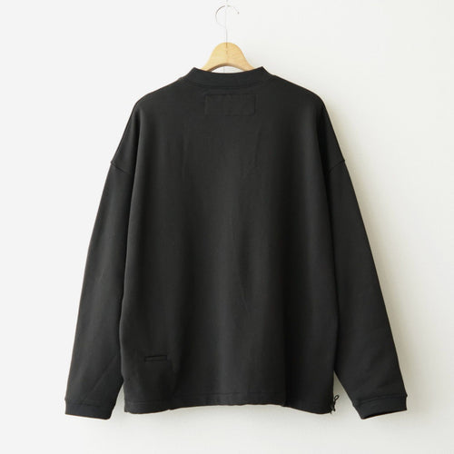 ハーフZipスウェットPO #BLACK [D226-T11101]