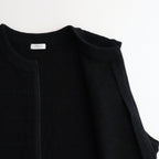 Links Zip Up Vest #Black [2501-017]