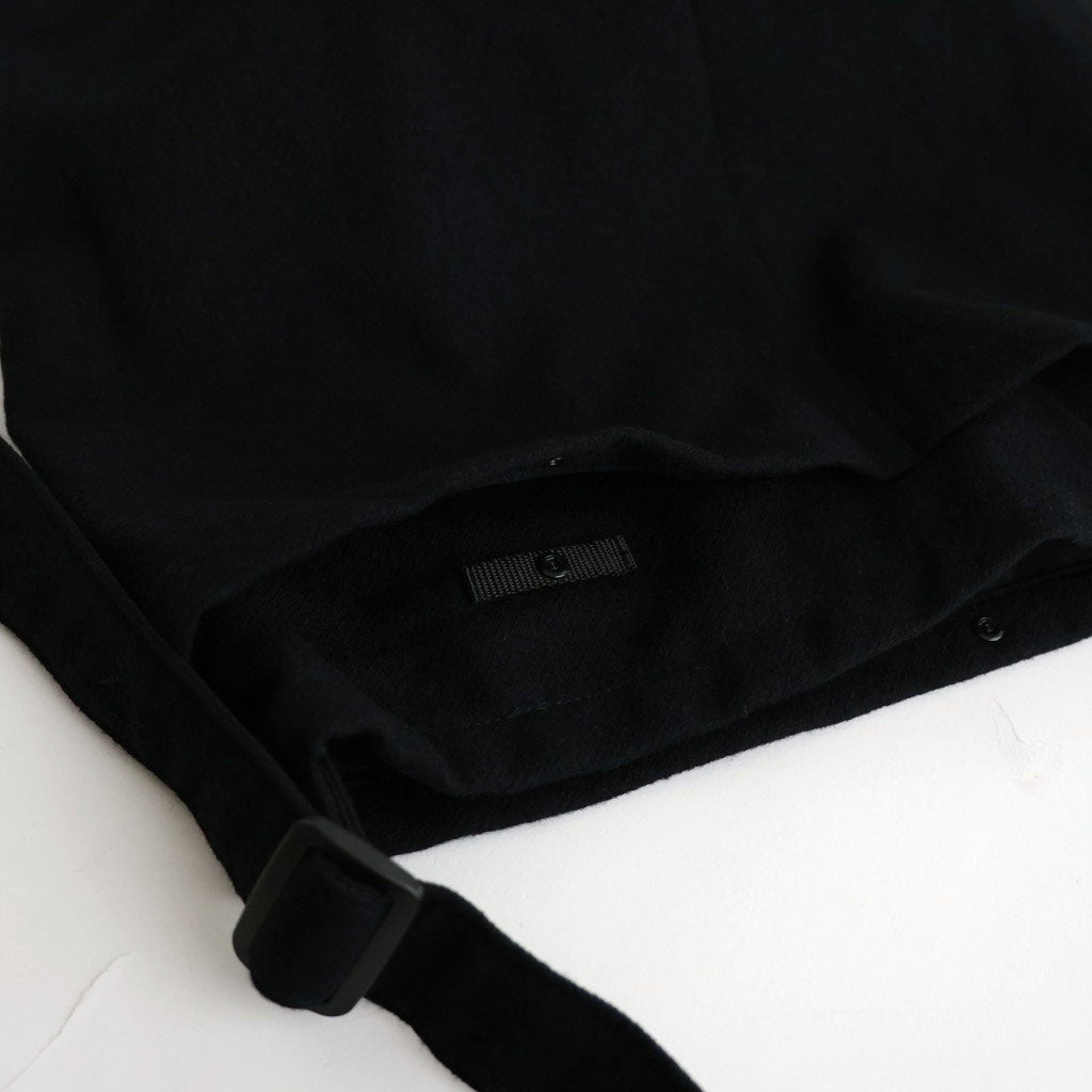 SHUKUJU WOOL US HELMET BAG #BLACK [K038W]