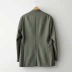 BLUEFACED WOOL JACKET #OLIVE GRAY STRIPE [A26AJ03BS]