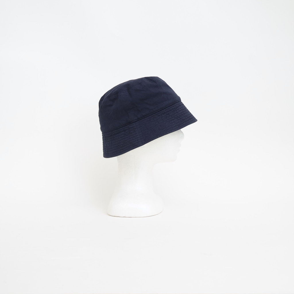 GARMENT-DYED FINX CHINO BUCKET HAT MADE BY KIJIMA TAKAYUKI #NAVY