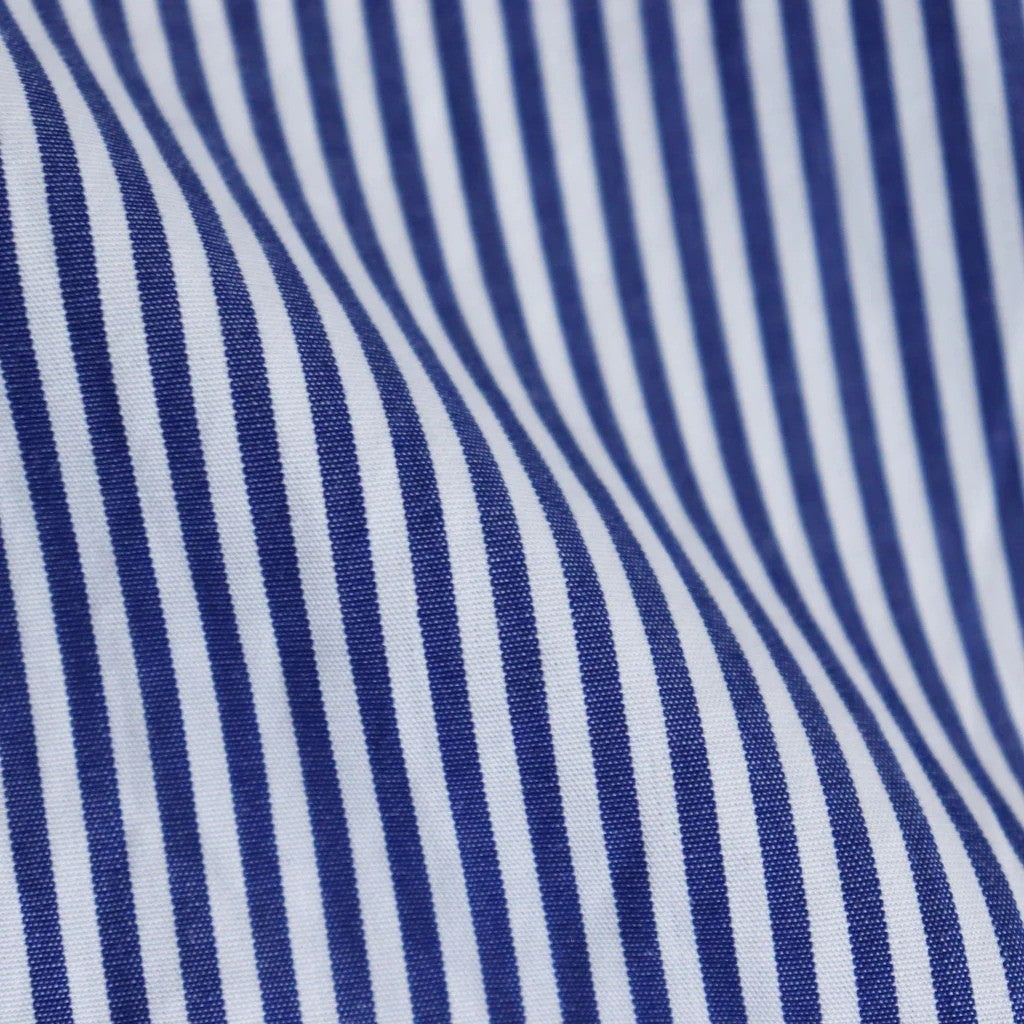 CORPORATE UNIFORM L/S SHIRT #BLUE STRIPE [FSC254-50021B]