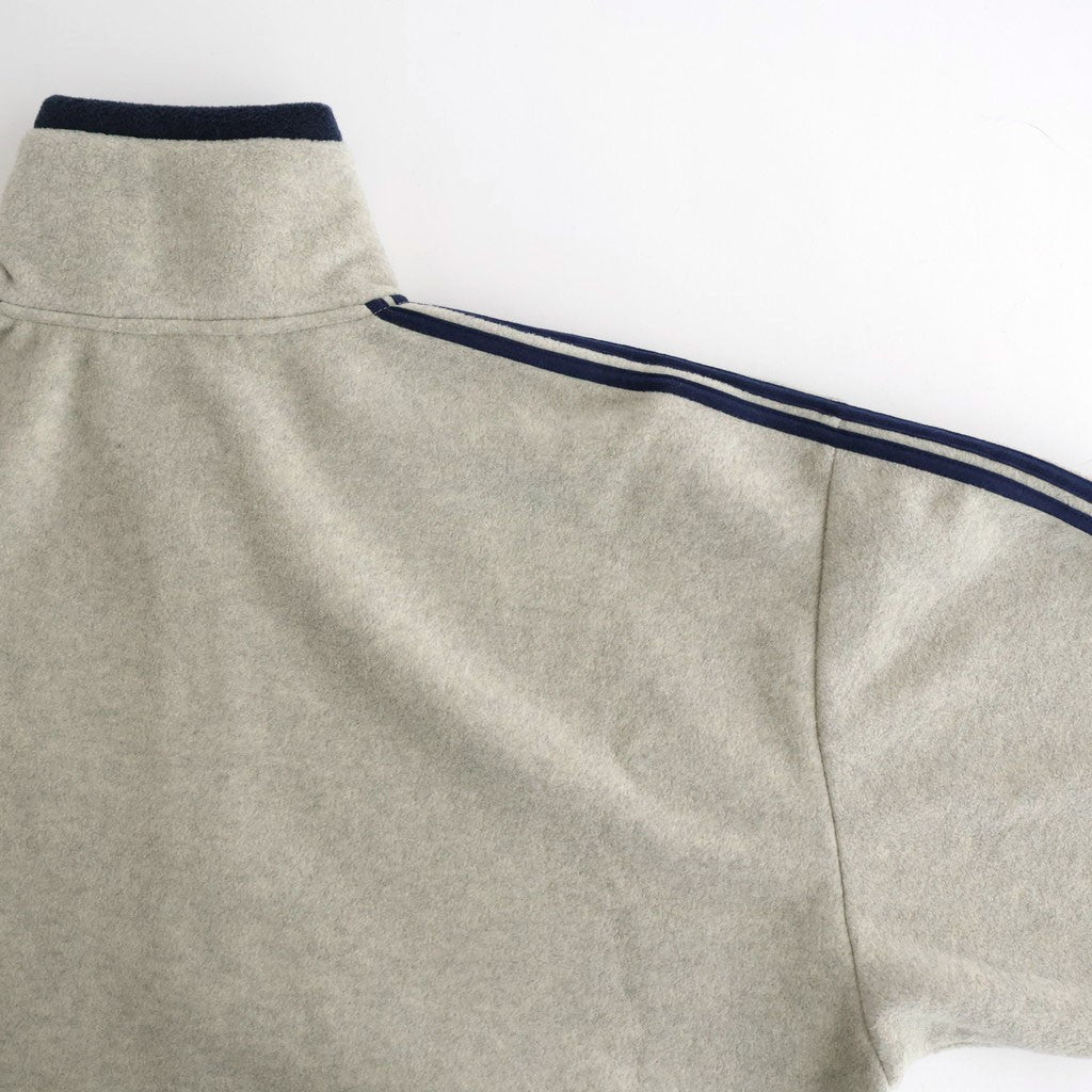 Fleece Loose Fit Track Jacket #OATMEAL [I25AW-BC120]