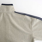 Fleece Loose Fit Track Jacket #OATMEAL [I25AW-BC120]