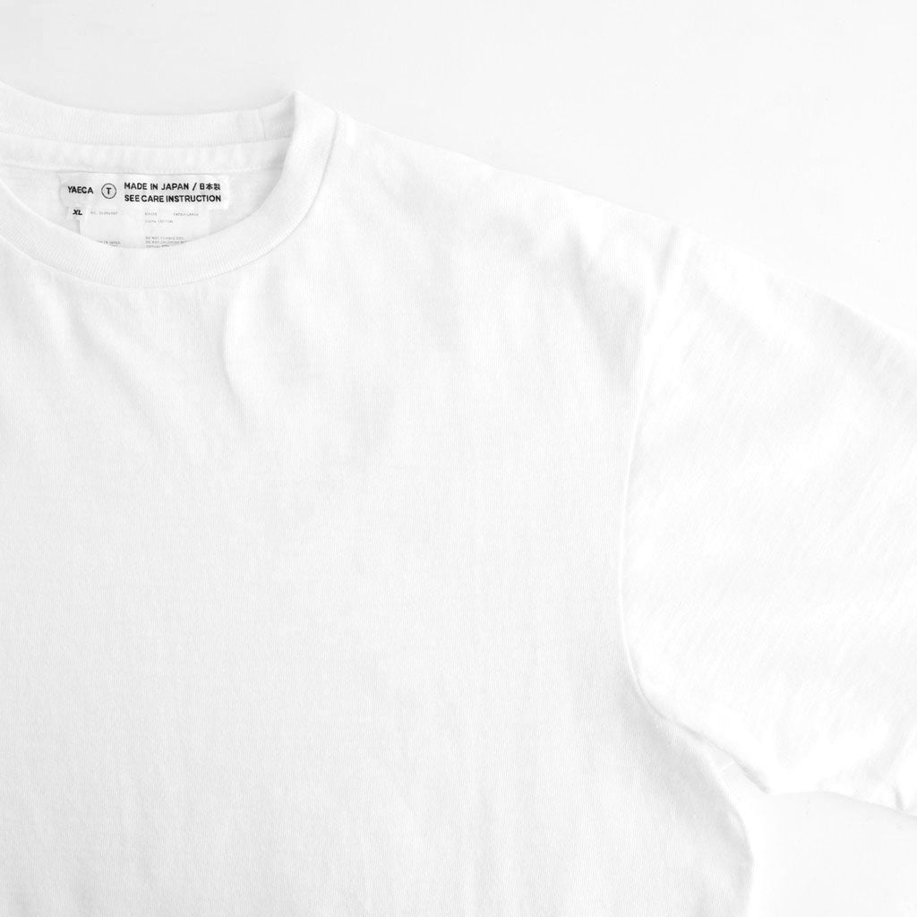 ムラ糸Tシャツ Slub Yarn T-Shirt #WHITE [31061007]