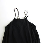 Viscose Wool Silk Gabardine Slip Dress #BLACK [GL241-60164]