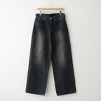 LOOSE DENIM JEANS #BLACK [ST.1234]