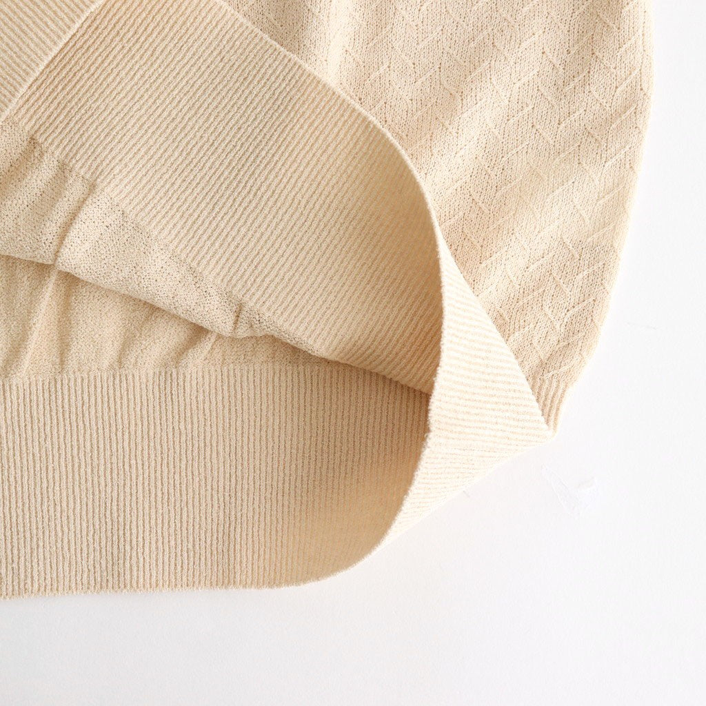 GIMA KNIT POLO SHIRTS #ECRU [25880601]