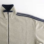 Fleece Loose Fit Track Jacket #OATMEAL [I25AW-BC120]