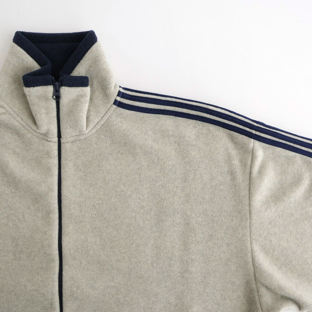 Fleece Loose Fit Track Jacket #OATMEAL [I25AW-BC120]