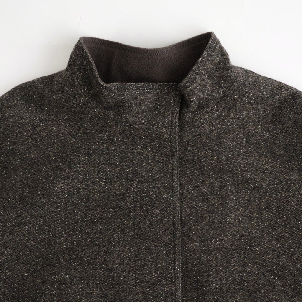 Silknep Tweed Blouson #D/BRN [12620203]