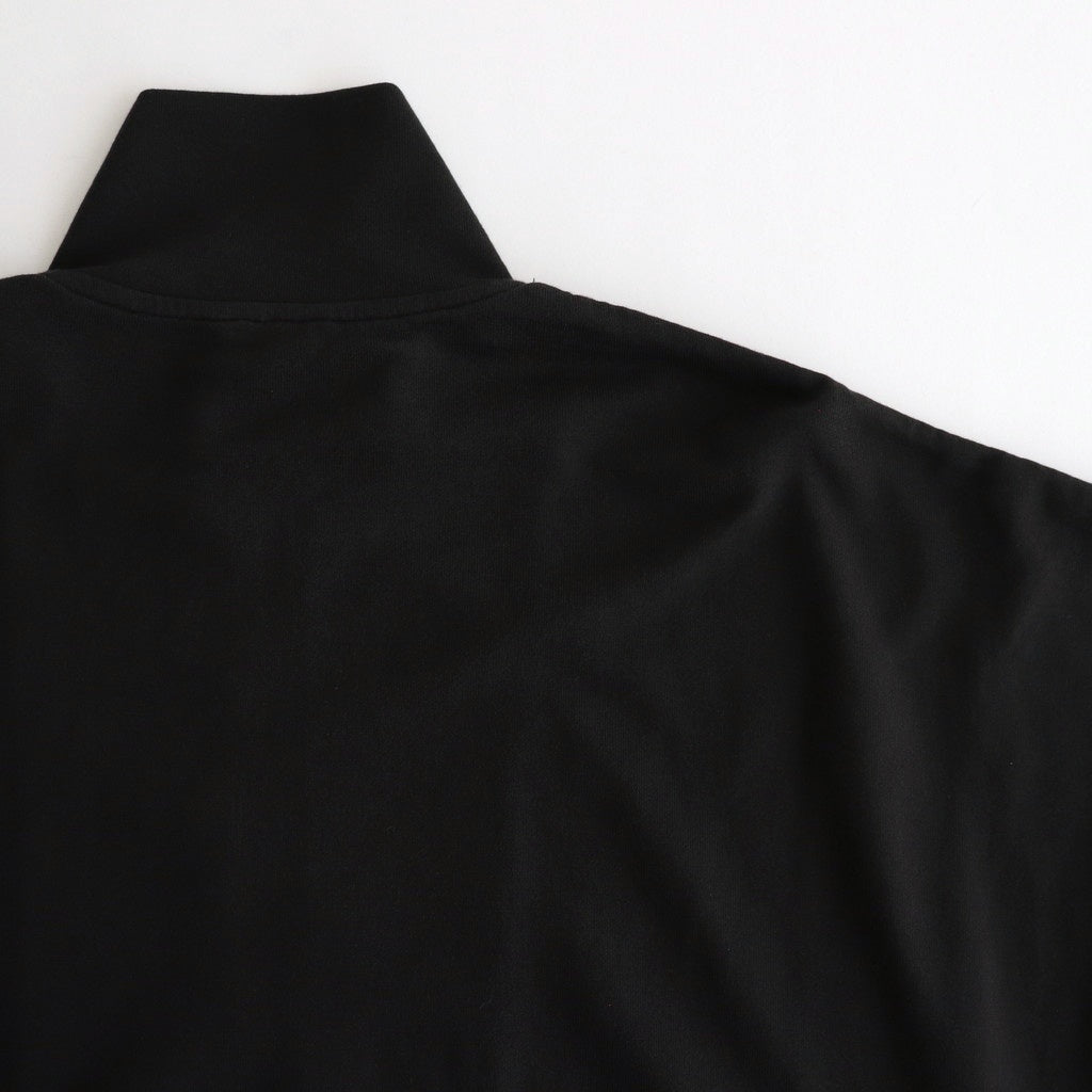 SUPER HIGH GAUGE SWEAT ZIP CARDIGAN #BLACK [A25SC02CU]