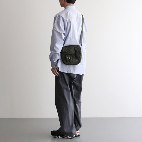 PORTER ナイロンツイル ショルダーバッグ #KHAKI [HO-K202-051 