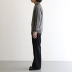 CASHMERE NEP KNIT POLO #MIX GRAY [A26AP02NE]