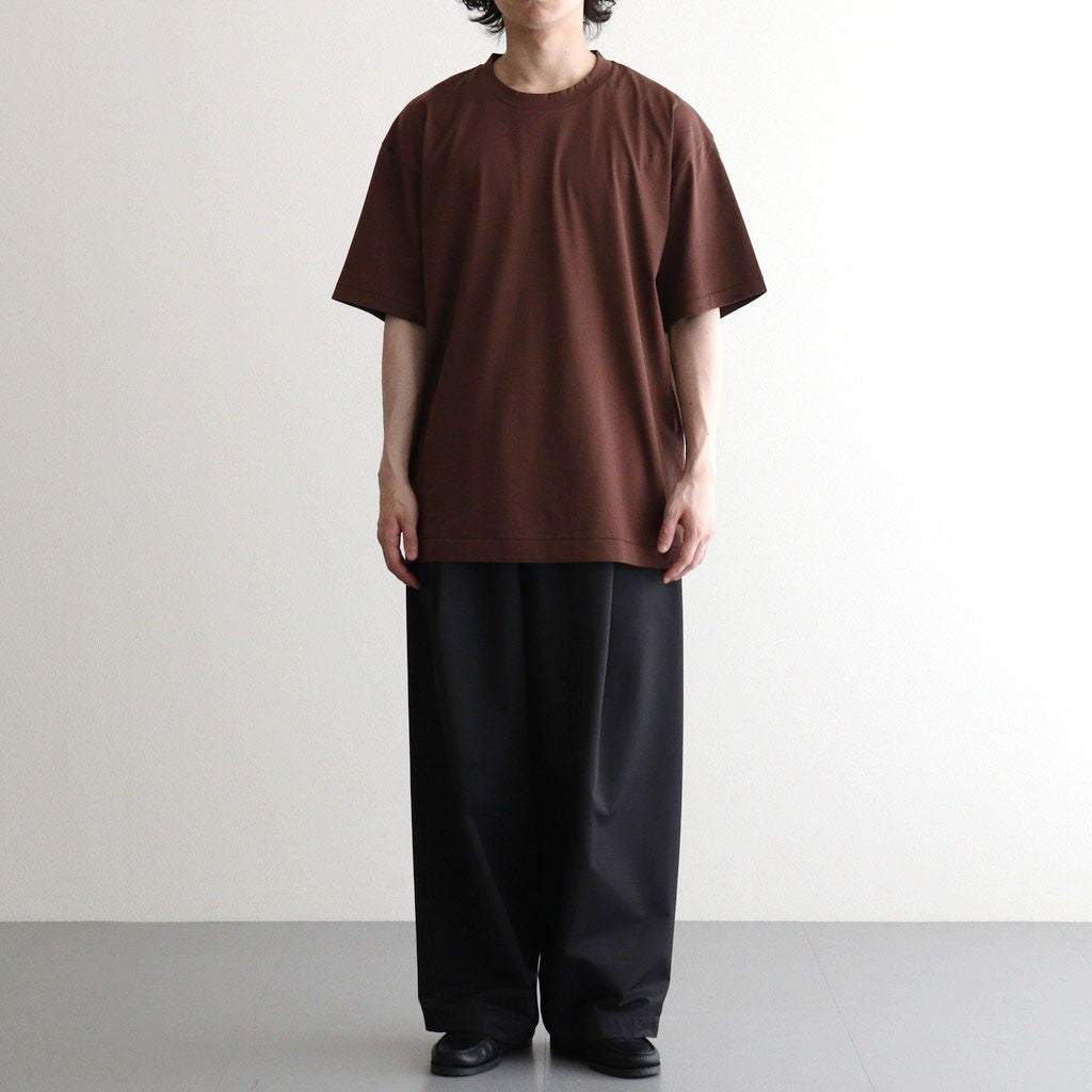 SUVIN60/2 OVERSIZED T-SHIRT #BROWN [KKAGLW0015]