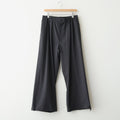 Wool Washer Tropical 2pleated Easy Trousers #CARBON [YK26SS01173P]