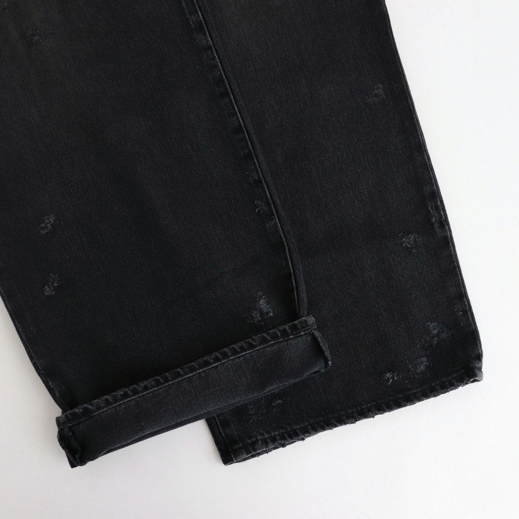 BAGGY DENIM JEANS #BLACK [ST.1237]