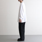 L/S Oversized Tee #WHITE [GU243-70105B]