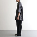 Broad S/S Oversized Regular Collar Shirt #C.GRAY [GM251-50013B]