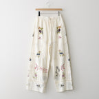 Embroidery Patchwork Trousers #ECRU [12610719]