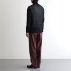 WASHI RAYON SHEER DRIVERS KNIT #BLACK [YK25SS0962S]