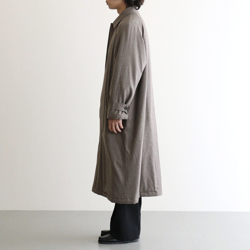 SUPER LIGHT WOOL PADDED COAT #TOP BROWN [A26AC01OS]