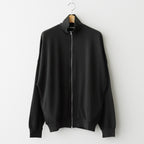SUPER HIGH GAUGE SWEAT ZIP BLOUSON #INK BLACK [A25AB01CU]