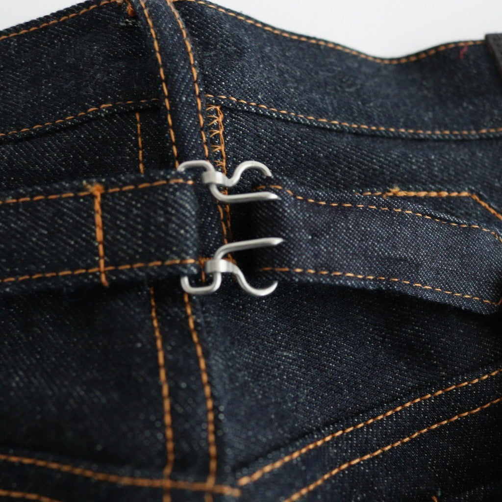 CLASSIC DOUBLE KNEE DENIM PANTS #RIGID INDIGO [CLASS003]